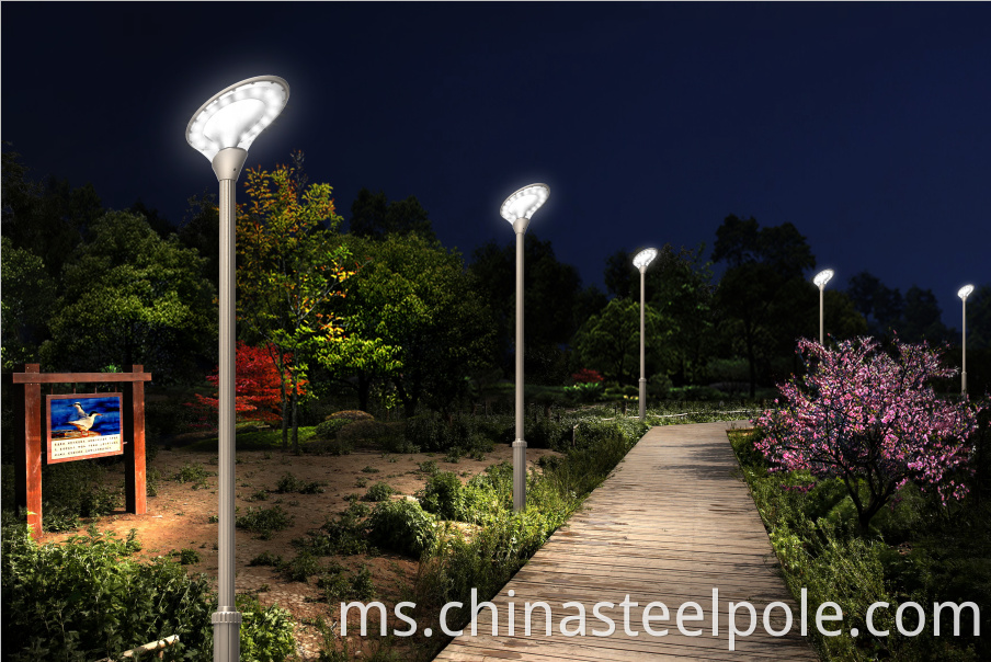 FU-TAO High Quality Q235 Q345 Hot Dip Galvanized solar post lamp